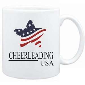  New  Cheerleading Usa Star Color   America  Mug Sports 