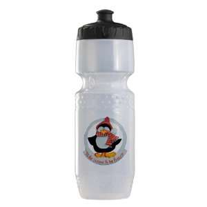 Trek Water Bottle Clear Blk Christmas Penguin Tis The Season To Be 