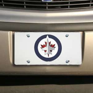  Rico Winnipeg Jets Laser Cut Chrome License Plate Sports 