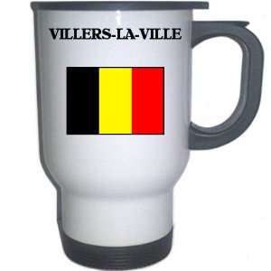  Belgium   VILLERS LA VILLE White Stainless Steel Mug 