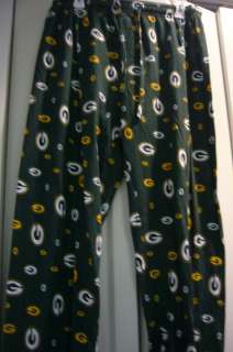 767 Mens 100% Licensed NFL Apparel GREEN BAY PACKERS Pajama Pajamas 