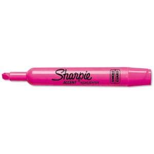 Sharpie® Accent® Tank Style Highlighter, Chisel Tip, Pink Ink, 12 