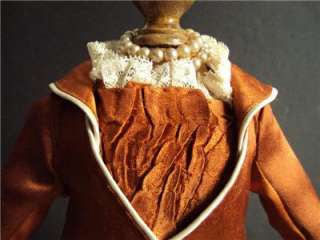   Silk Costume/Dress 17 18 Antique Jumeau Bru Steiner Bebe Doll  