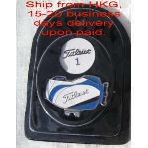 Titleist Cap Clip & Ball Marker   Blue, Red or Yellow  