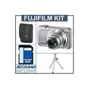  JX300 Digital Camera Kit   Silver   with 4GB SD Memory Card, Camera 
