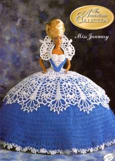 Miss January Antebellum Barbie Crochet Pattern NEW  