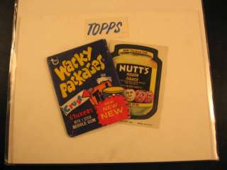 1974 Topps Wacky Packages Series 10 Wax pack and Card  