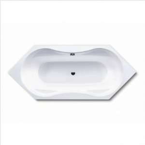  Mega Duo 6 82.5 x 35.4 Bath Tub in White