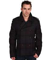 Ted Baker Antrim Double Breast Check Wool Coat $144.99 ( 70% off MSRP 