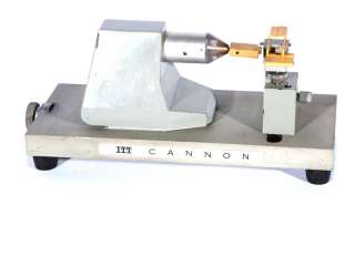This is an ITT Cannon percussive arc bench welding fixture for use 