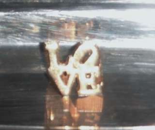 Robert Indiana Vintage Gold Ring LOVE Pop Art Jewelry. Heavy/Solid 