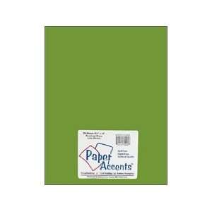  Paper Accents Pearlized 8.5x11 Lime Rickey  80lb 25 Pack 