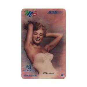   Card $3. Marilyn Monroe (1 Piece Bathing Suit   A) 