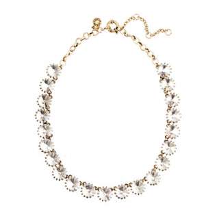 Crystal Venus flytrap necklace   necklaces   Womens jewelry   J.Crew