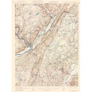   MAP PORT JERVIS QUAD NEW YORK, NEW JERSEY & PENNSYLVANIA 1908 Home