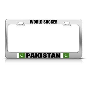 Pakistan Pakistani Flag Chrome Sport Soccer license plate 