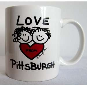  Pittsburgh Mug Souvenir Ceramic Coffee Cup with Love From 