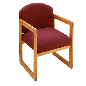  Faustino Chair Factory Sled Base Guest Chair with Arms 