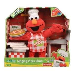  Sesame Street   Singing Pizza Elmo: Toys & Games