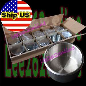 10 JUMBO STAINLESS STEEL CUPS POKER TABLE CUP HOLDER  