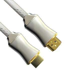  Aurum Cables High Speed HDMI Cable Nylon Braided, White 