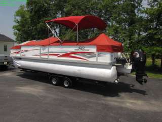 2006 CREST 2560 FAMILY FISH PONTOON BOAT in Powerboats & Motorboats 