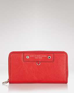 MARC BY MARC JACOBS Preppy Zip Around Leather Wallet   Handbags 