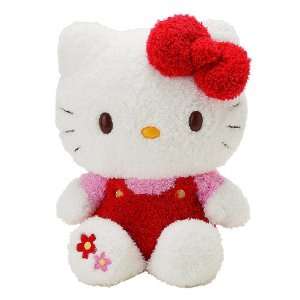  Hello Kitty 15 Inch Furry Plush with Flower on Foot Toys & Games