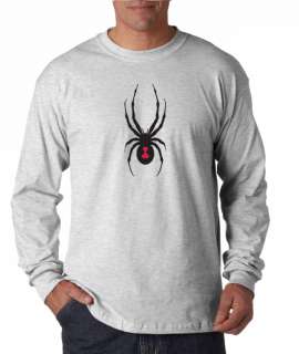 Black Widow Spider Long Sleeve Tee Shirt  