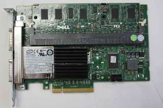 Dell PERC6/E SAS RAID CONTROLLER PCI E 2X4 (J155F)  