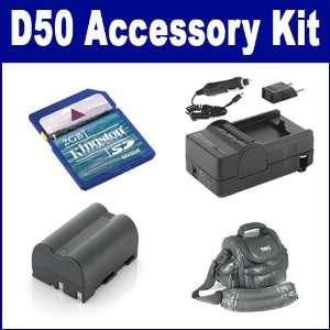  Nikon D50 Digital Camera Accessory Kit includes SDENEL3A 