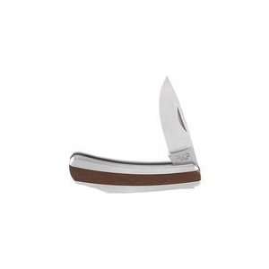   Knife with Folding Stainless Steel Drop Point Blade, 1 5/8 Long Blade