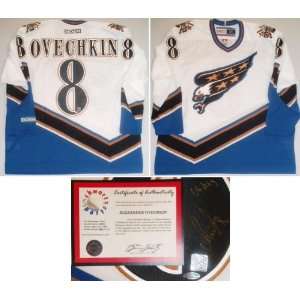  Alexander Ovechkin Signed Capitals White CCM Jersey w/ROY 
