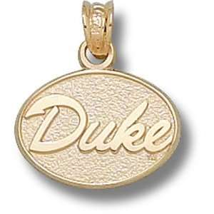  Duke University Script Duke Solid Pendant (14kt) Sports 