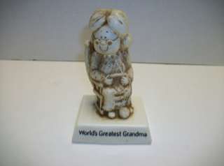 1976 Russ Berrie Worlds Greatest Grandma Figurine  