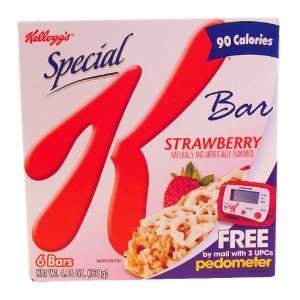 Kelloggs Special K Strawberry Cereal Bars, 6 Bars, 4.86 oz  