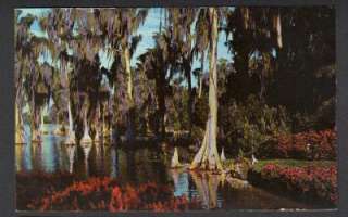 1970 Lake Eloise Cypress Gardens Florida FL Vintage Postcard Used 