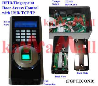 Fingerprint RFID Door Lock Access Controller TCP/IP USB  