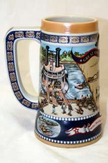 Miller Beer Beer Stein The First River Steamer 1807 1989 Great 