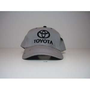   Toyota Baseball Hat Cap Gray Adj. Velcro Back New 