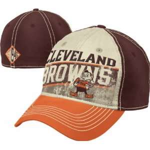 Cleveland Browns Retro Sport Canvas Slouch Flex Fit Hat:  