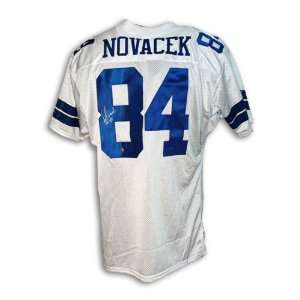 Jay Novacek Autographed Dallas Cowboys Throwback Jersey