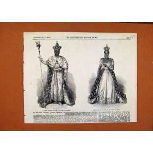    C1856 London News Print Emperor Empress Hayti