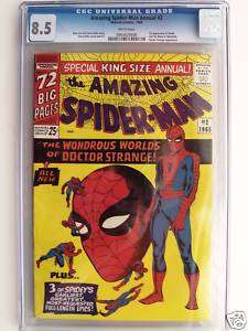Amazing Spider Man Annual # 2 CGC 8.5 better than 75%   