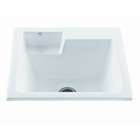 Reliance Whirlpools Universal Laundry Sink   Finish White, Faucet 