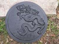 new plaster concrete dragon stepping stone mold  