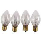   Club Pack of 100 C9 Clear Twinkle Replacement Christmas Light Bulbs