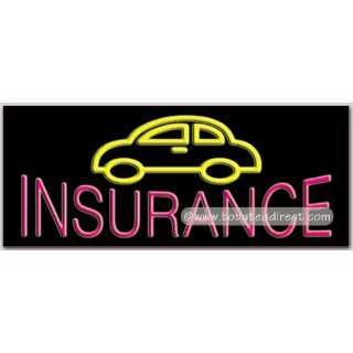 Auto Insurance, Logo Neon Sign (13H x 32L x 3D)  