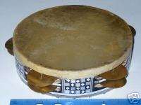 Egyptian Musical Tambourine with Brass Cymbals 8.5  