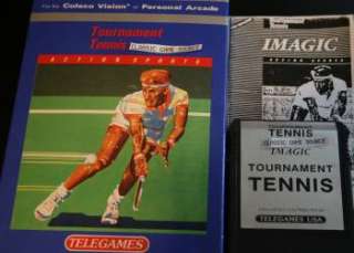 Tournament Tennis Colecovision Tele Games Never Played  